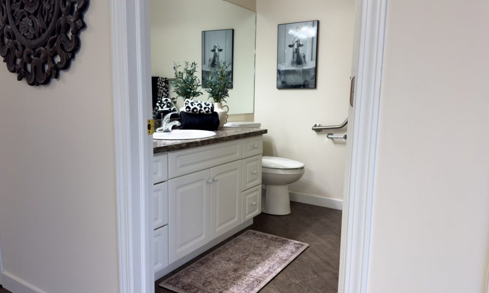 1 BR 1 Bath + Den - Outside Bathroom