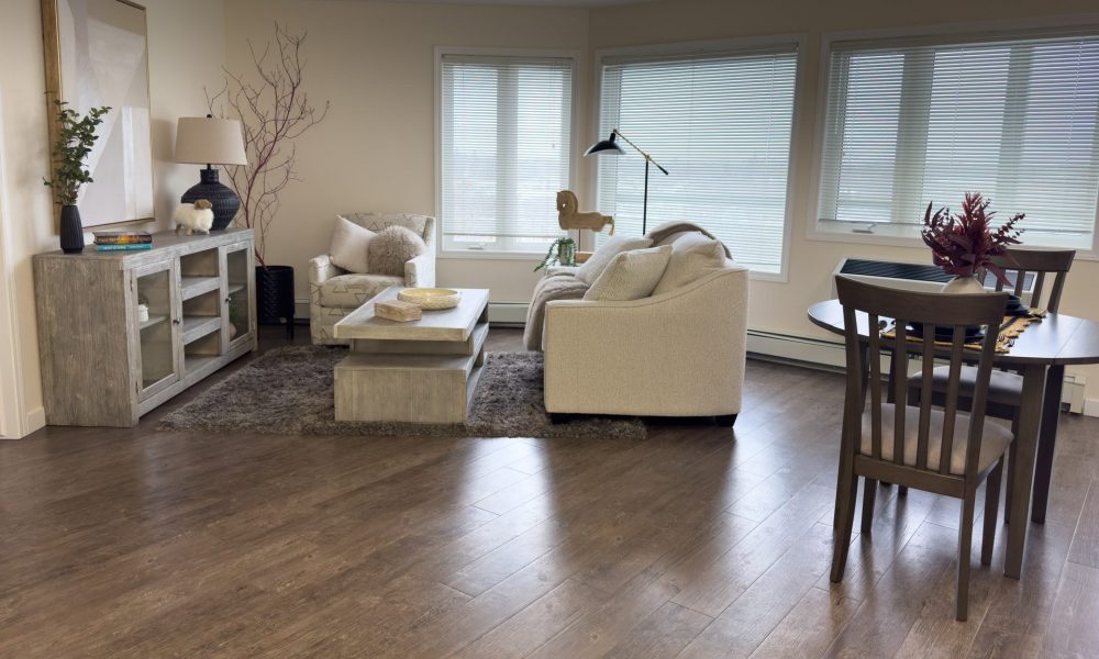 1 BR 1 Bath + Den - Living Room